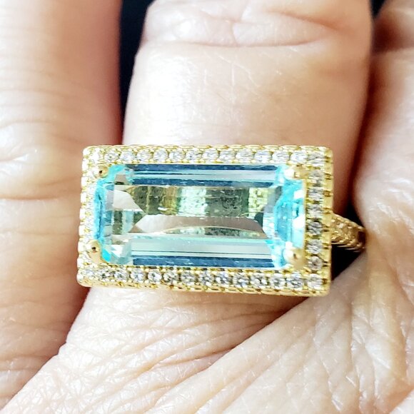 Sapphire Ring Size 7 - Picture 1 of 2